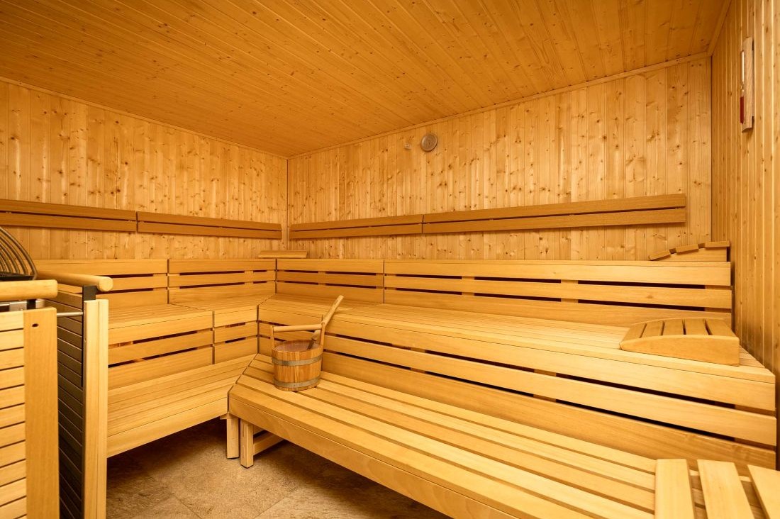 Sauna und Dampfbad im Aparthotel Paradies