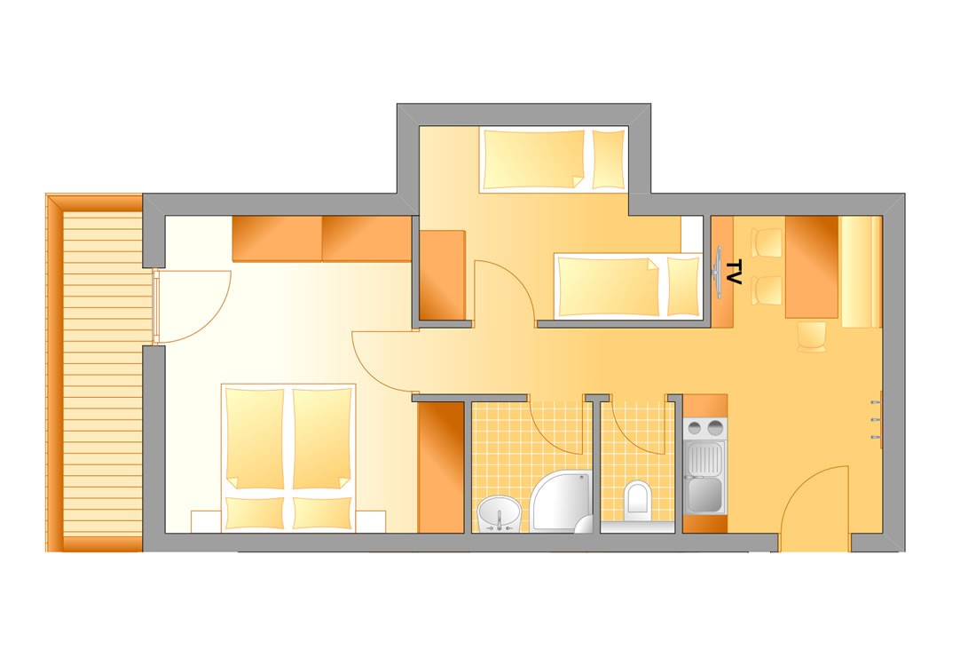 Skizze Appartement C